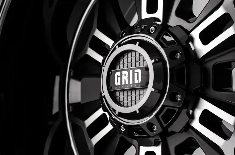 Grid Gd1120090237S108 Alloy Wheel – 20X9", 6X135/139.7Mm Bolt Pattern, -12Mm Offset, 108Mm Center Bore 1