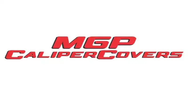 Mgp Engraved 4-Piston Caliper Covers – Yellow/Black Finish For 2019 Chevrolet Silverado 1500 1
