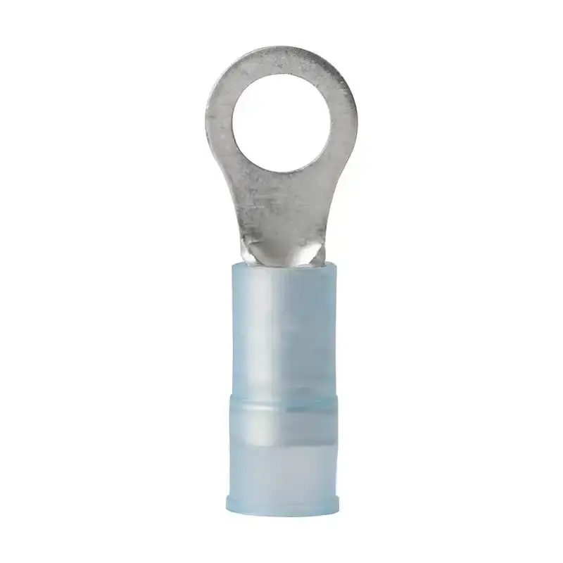 Nylon Ring Terminal Kit – 100-Pack, 16–14 Awg, #10 Stud Size 1