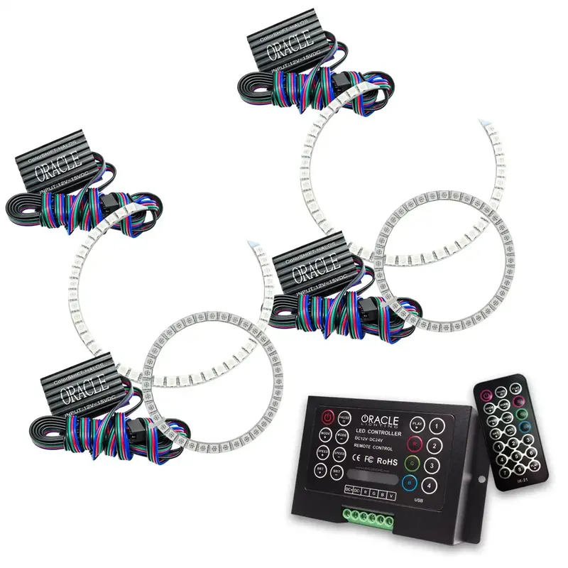 Oracle Lighting Colorshift Halo Kit – 2.0 Generation Rgbw Led Ring System 1