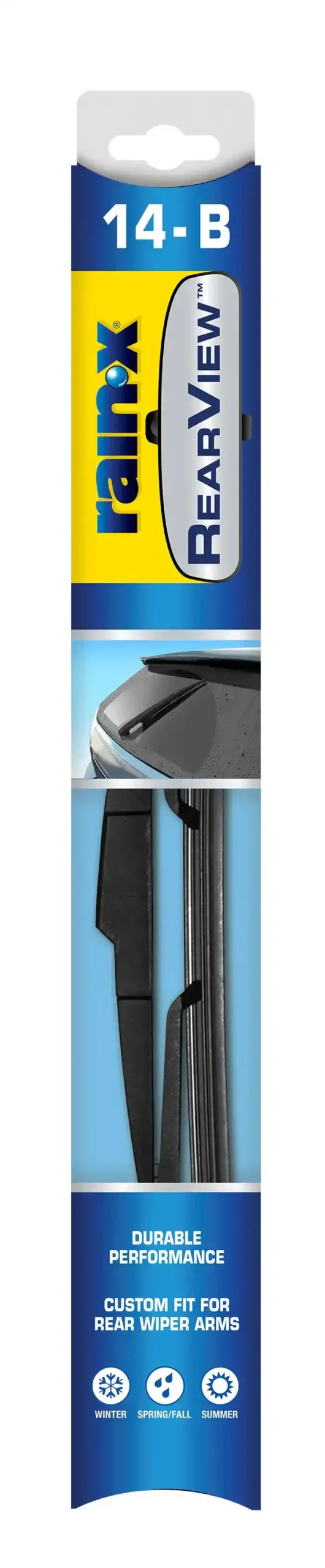 Rain-X Rear Wiper Blade – Premium Rearview Mirror-Compatible Design 1