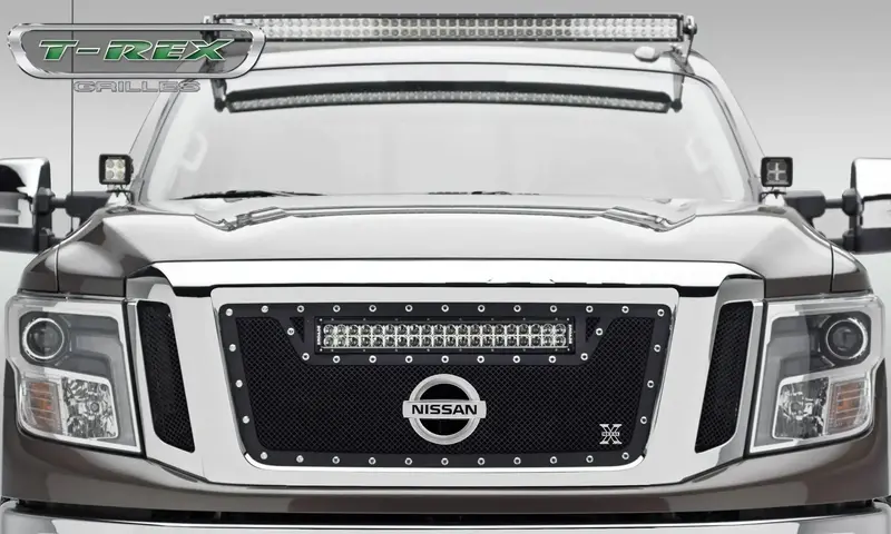 T-Rex 6317851 Torch-Style Black Mild Steel Grille Insert Kit (3-Piece) 1